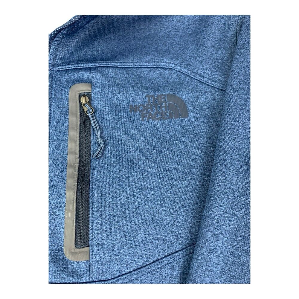 The North Face 1/4 Zip Pullover Top, Navy Blue, Mock Neck, Men’s Size Small - Picture 3 of 8